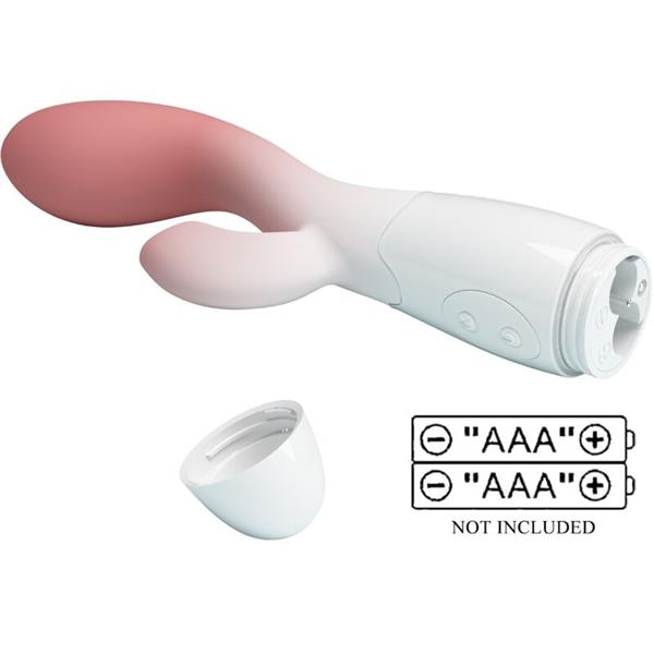 BRIGHTY G-SPOT VIBRATOR + STIMULATOR KLITORISA 30 VIBRACIJ PINK