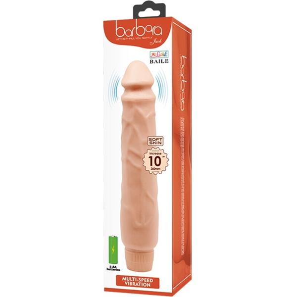 JACK REALISTIC VIBRATOR 26 CM FLESH