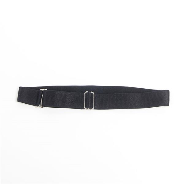 955373 DRESS WITH BLACK LEATHER STRAPS S/M