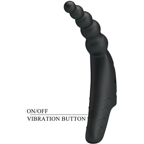 JORDIN FINGER VIBRATOR 10 VIBRATIONS BLACK
