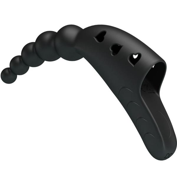 JORDIN FINGER VIBRATOR 10 VIBRATIONS BLACK