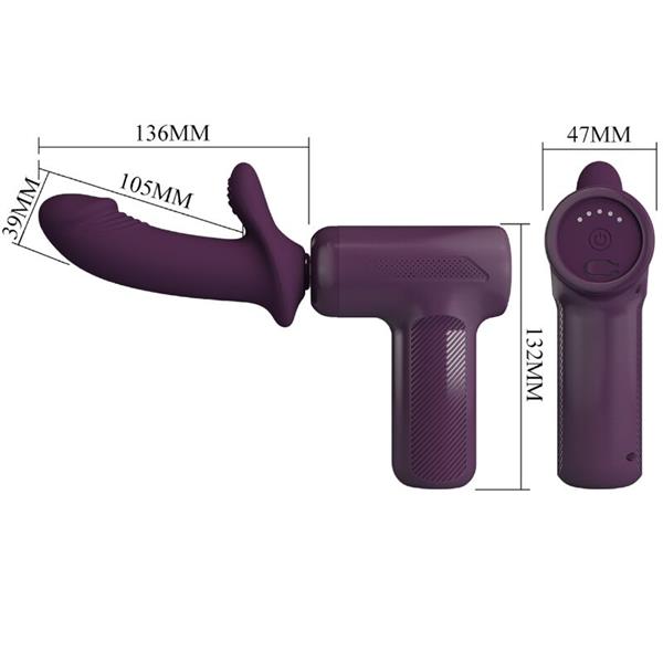 DJ SCHOLAR MASSAGER 5 SETTINGS PURPLE
