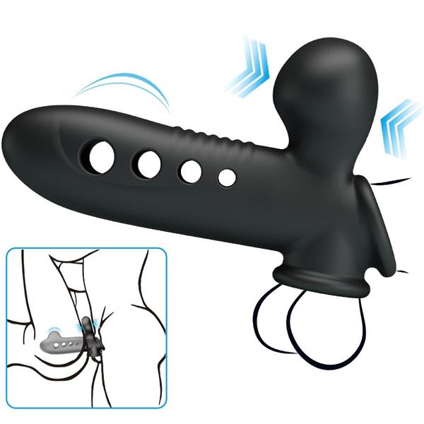 CRANE PENIS SLEEVE WITH AIRBAG BLACK
