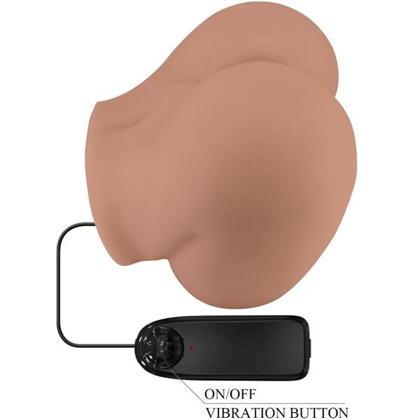 VIBRATOR ZA RIT BERNACE Z REALISTIČNO VAGINO IN ANUSOM S FLEKSIBILNIM DALJINSKIM UPRAVLJANJEM