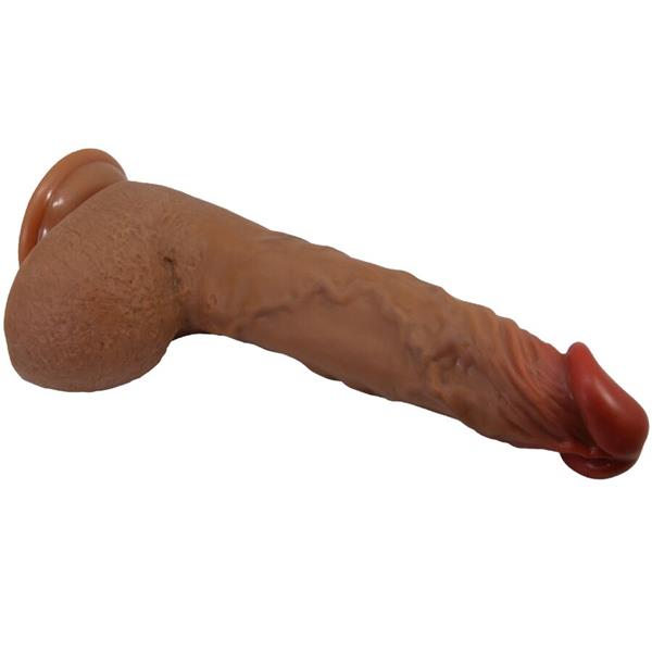 BEAUTIFUL WILKS 5 SETTING REALISTIC VIBRATOR 25 CM MULATO