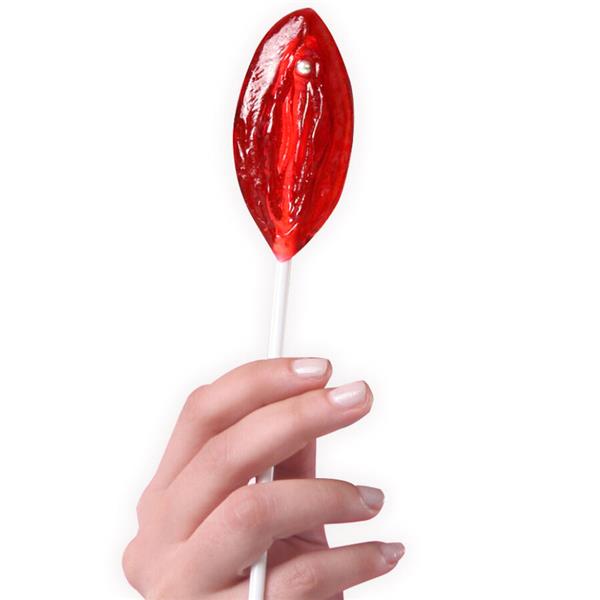 DISPLAY ASORTIMAN VAGINA LOLLIPOPS JAGODA 40 JEDINICA