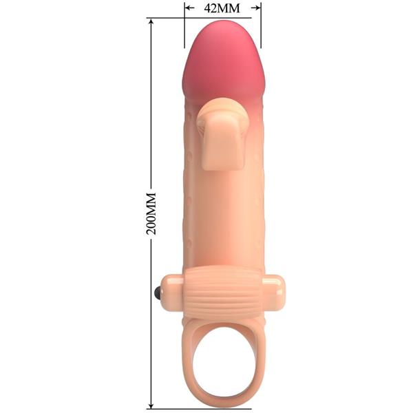 VIBRATING PENIS SLEEVE NATURAL