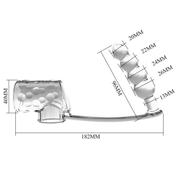 PENIS SLEEVE WITH ANAL PLUG TRANSPARENT