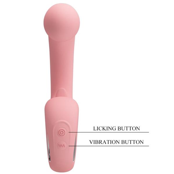ERYNNYES G-SPOT VIBRATOR + CLITORIS STIMULATOR 10 VIBRATIONS PINK