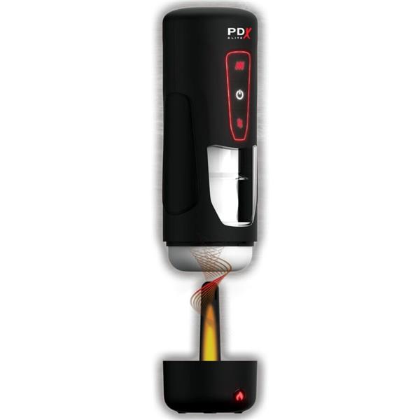 MILK ME HOTTER AUTOMATIC MASTURBATOR WITH THRUSTING AND HEAT EFFECT VIBRATION