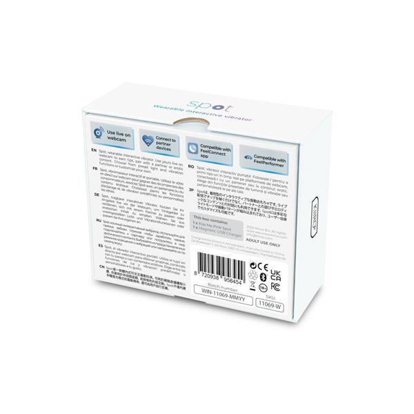 SPOT KISS ME U-SHAPED VIBRATOR PINK