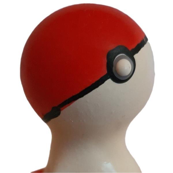 HANDPAINTED NOVELTY CONDOMS POKEBALL RED-WHITE