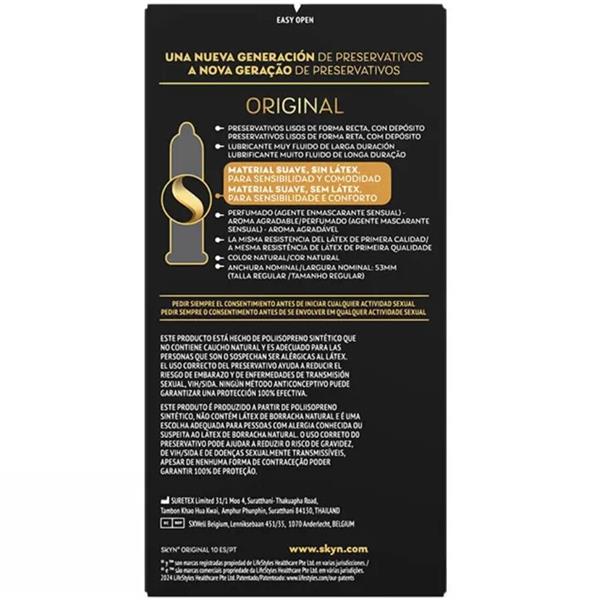 ORIGINAL CONDOM NATURAL SENSATION 10 UNITS