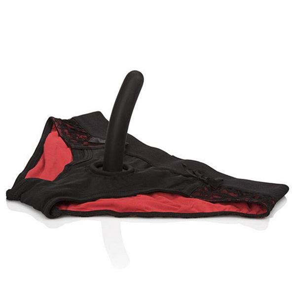 SCANDAL SET OF RED PANTIES WITH DILDO SIZE S/M