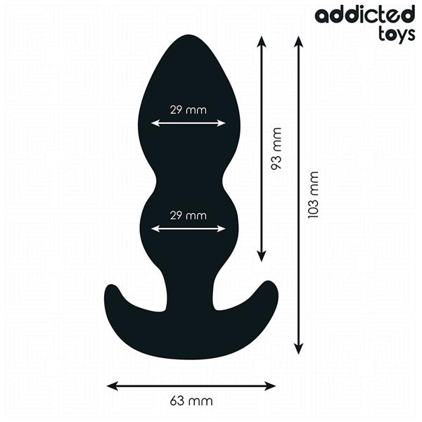 ANAL PLUG SILICONE SIZE S 10.3 CM