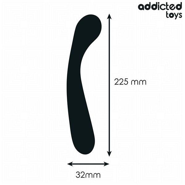 DOUBLE ANAL MASSAGER SILICONE 22.5 CM