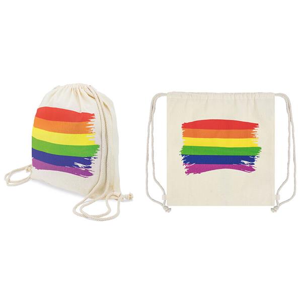 COTTON LGBT FLAG BACKPACK