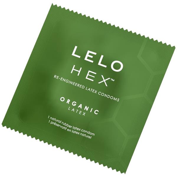 HEX ORGANIC CONDOM BOX 3 UNITS