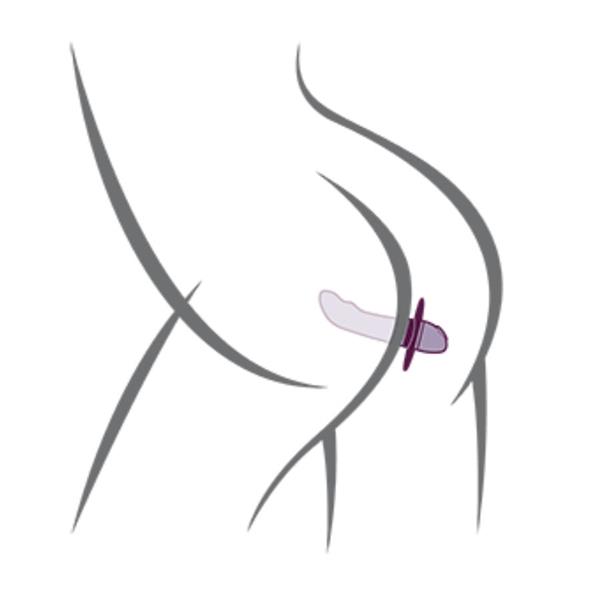 QUEST PROSTATE BULLET PROSTATE VIBRATOR ČRNA