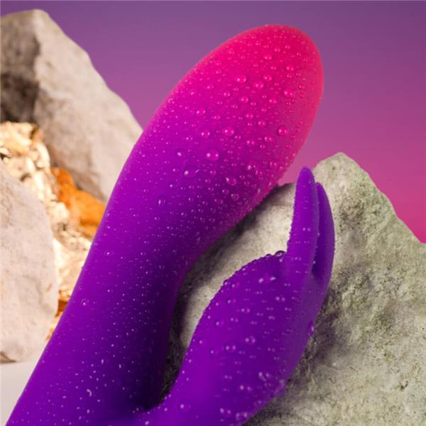 GLO- GIRL PURPLE RABBIT VIBRATOR