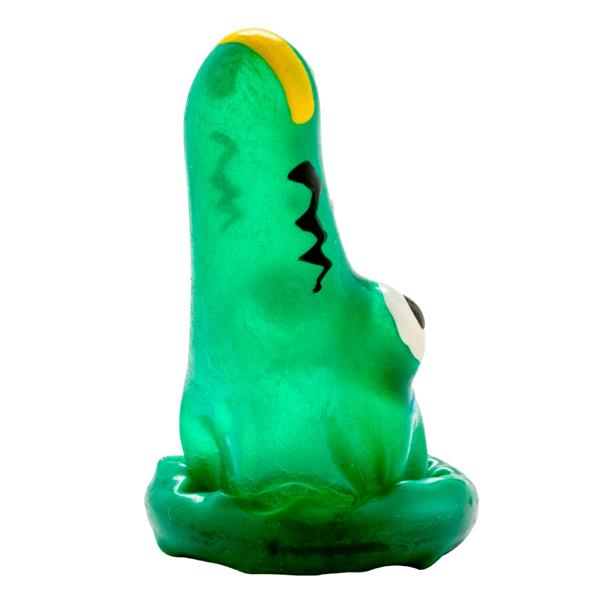 HANDPAINTED NOVELTY CONDOMS CROCODILE MODEL 1