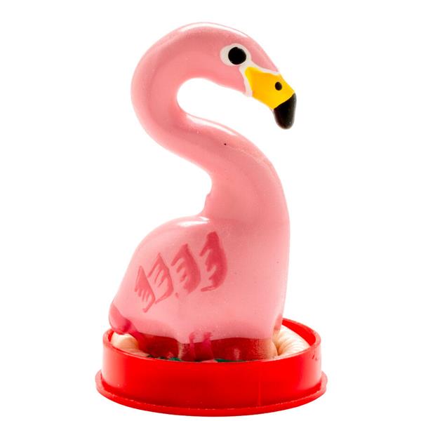 ROČNO POSLIKANI NOVOSTNI KONDOMI FLAMINGO ROZA