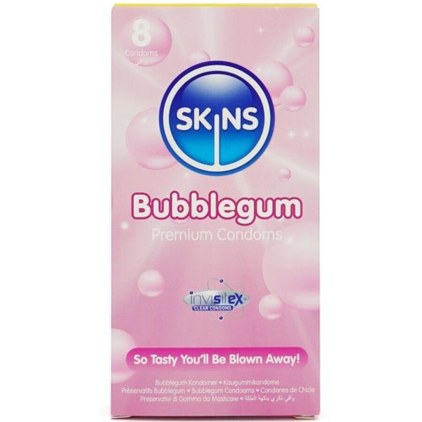 BUBBLEGUM PREMIUM CONDOMS PACK 8
