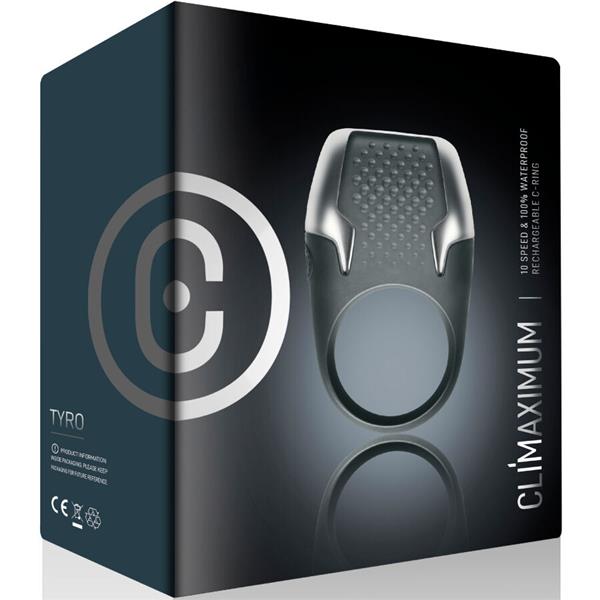 TYRO VIBRATING COCK RING WITH LED LIGHTS