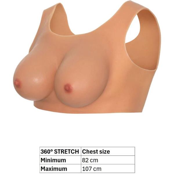 ALTER EGO WEARABLE BREAST TOP D-CUP FLESH