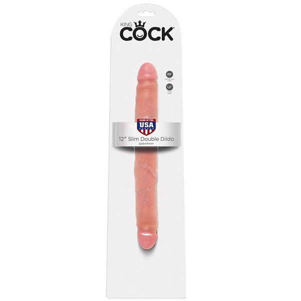 SLIM DOUBLE DILDO 30 CM
