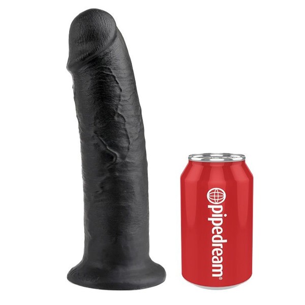 10 DILDO BLACK 25 CM