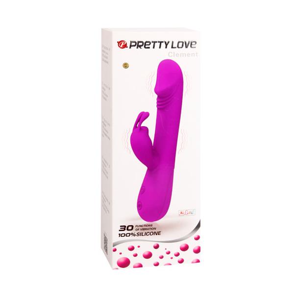 FLIRTATION VIBRATOR WITH RABBIT CLEMENT