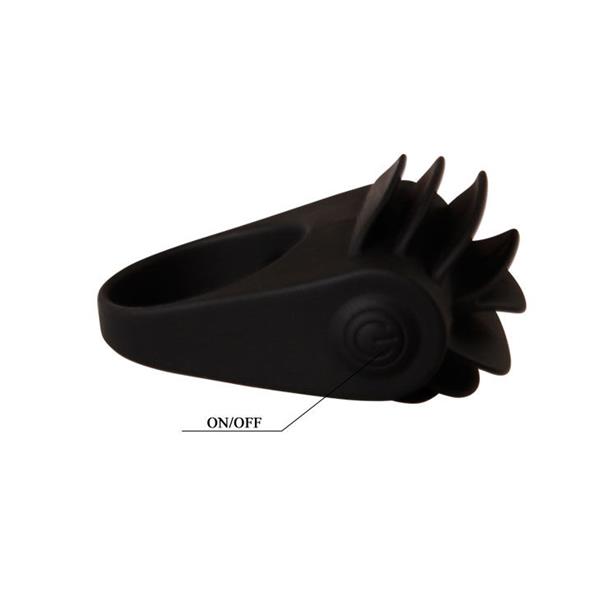 CHESTER BLACK VIBRATOR RING