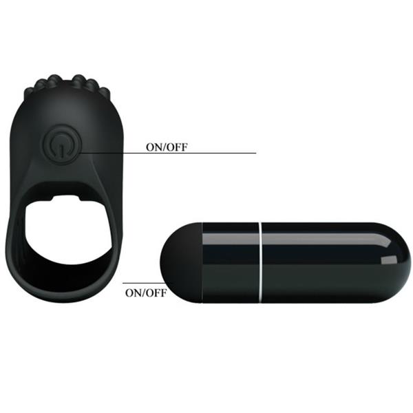 FLIRTATION STEWARD BLACK VIBRATION THIMBLE