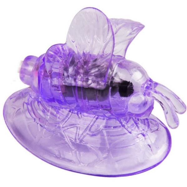 LILAC CLITORIS STIMULATION VIBRATING BUTTERFLY