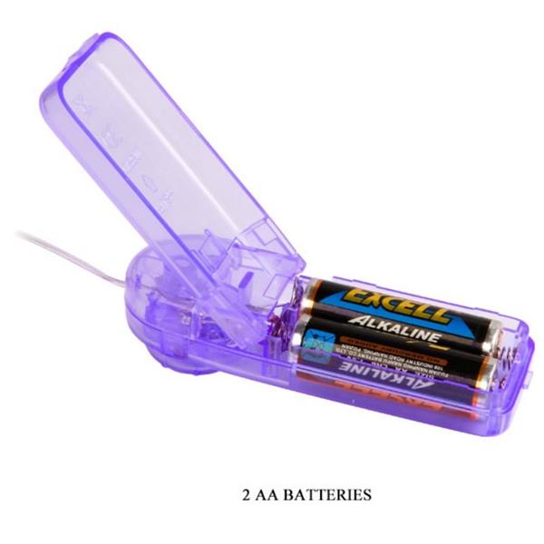 LILAC CLITORIS STIMULATION VIBRATING BUTTERFLY