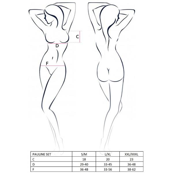 WOMAN PAULINE SET 3 PIECES SIZE S/M