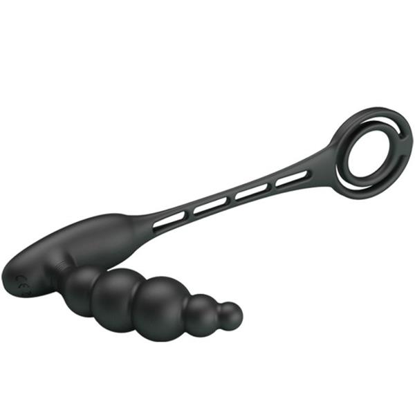 PENIS RINGS WITH VIBRATOR PLUG
