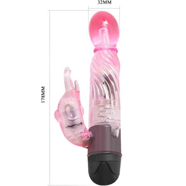 DAJ TI VRSTO LJUBIMCA VIBRATOR S PINK RABBIT 10 NAČINOV