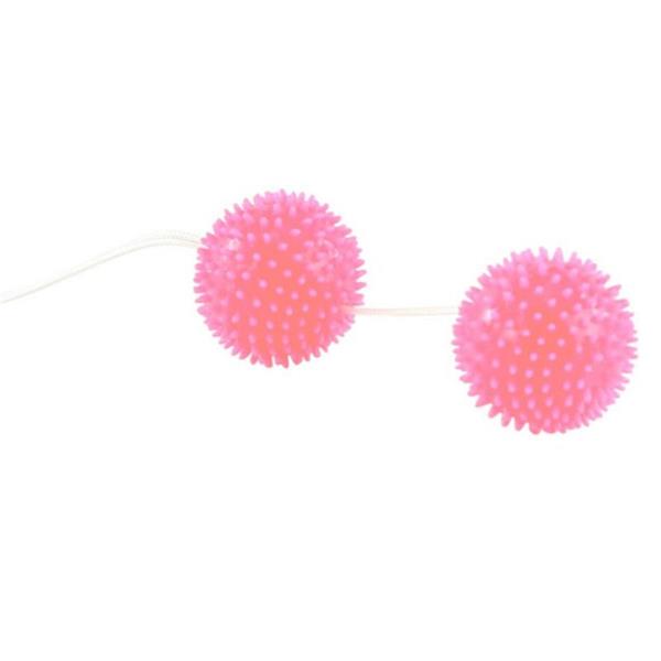 A DEEPLY PLEASURE PINK TEXTURED BALLS 3.6 CM