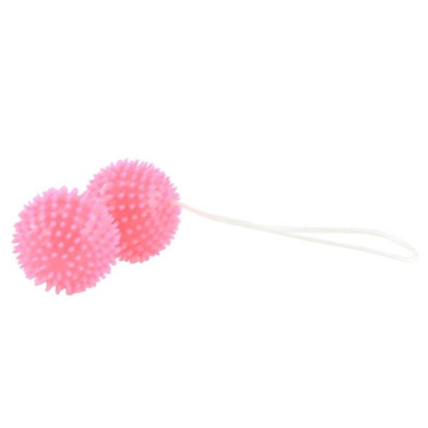 A DEEPLY PLEASURE PINK TEXTURED BALLS 3.6 CM
