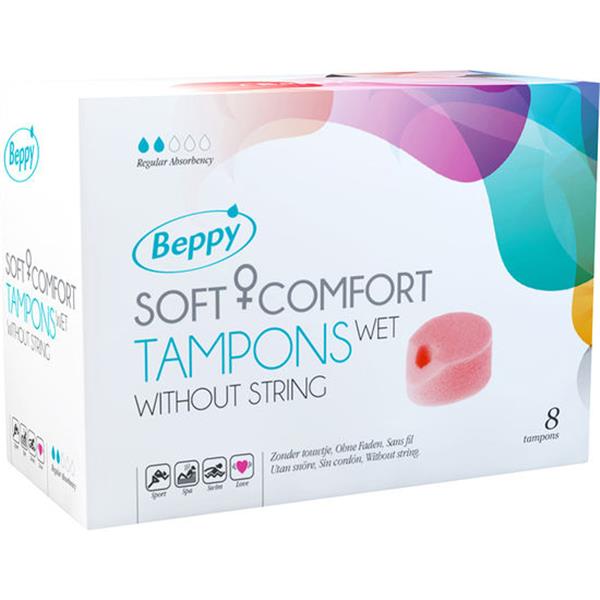 SOFT COMFORT TAMPONS WET 8 UNITS