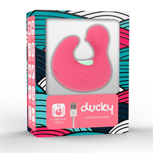 DUCKYMANIA RECHARGEABLE SILICONE STIMULATOR FINGER
