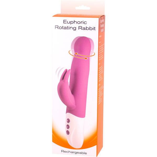 EUPHORIC ZAJČEK VIBRATOR S LILA ROTACIJO