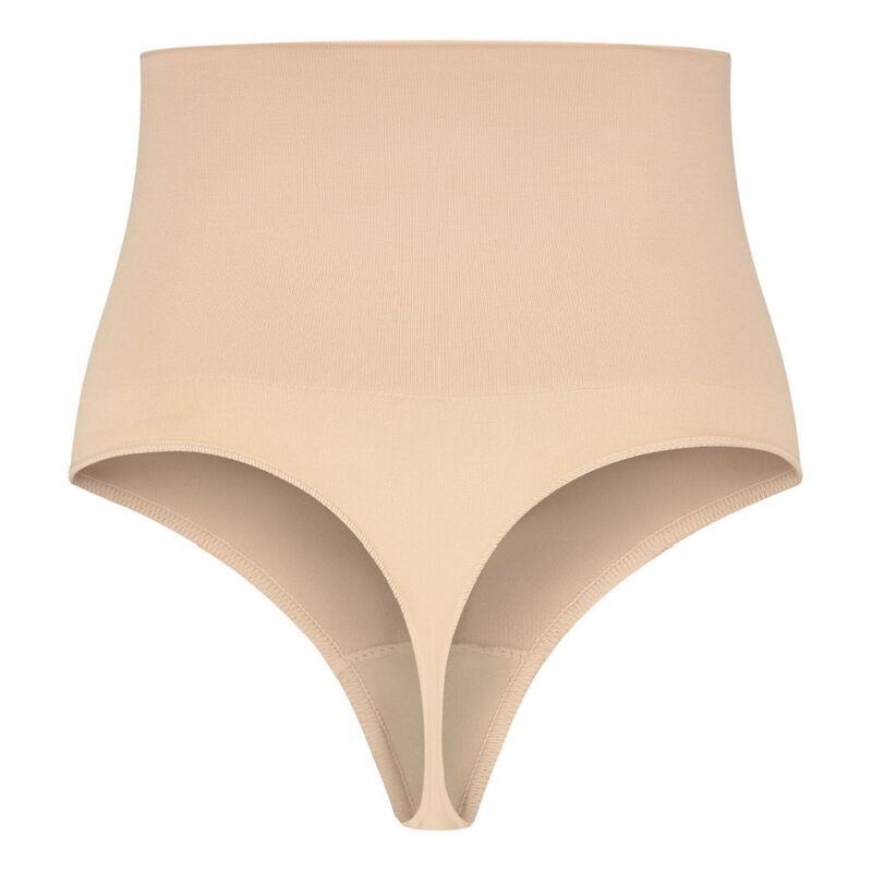 THONG STYLE SEAMLESS GIRDLE BEIGE SIZE S