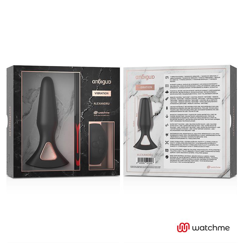 WATCHME REMOTE CONTROL VIBRATOR ANAL PLUG ALEXANDRU