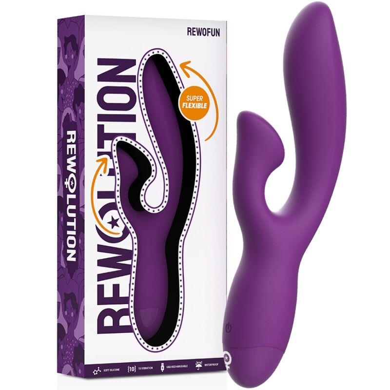 REWOFUN FLEXIBLE VIBRATOR WITH RABBIT