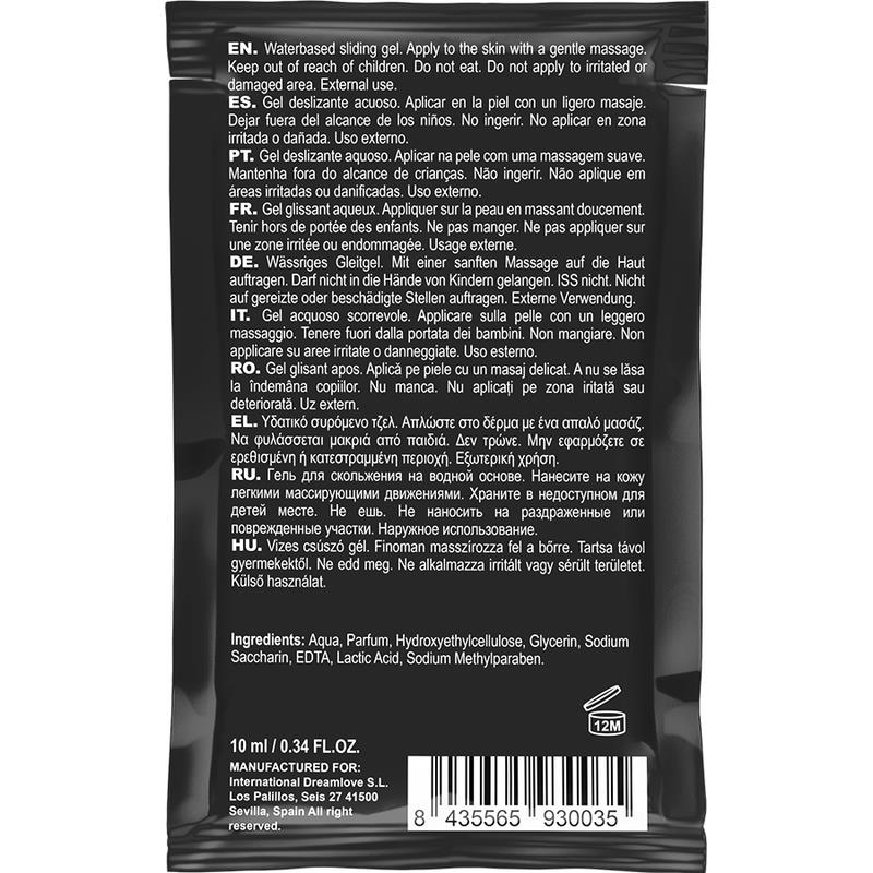 STRAWBERRY WATER BASED KISSABLE LUBRICANT POCKET 10 ML