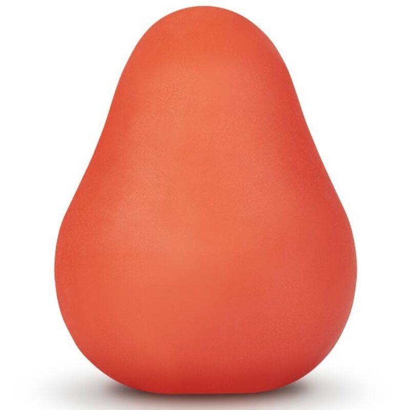 REUSABLE TEXTURED MASTURBATOR EGG RED