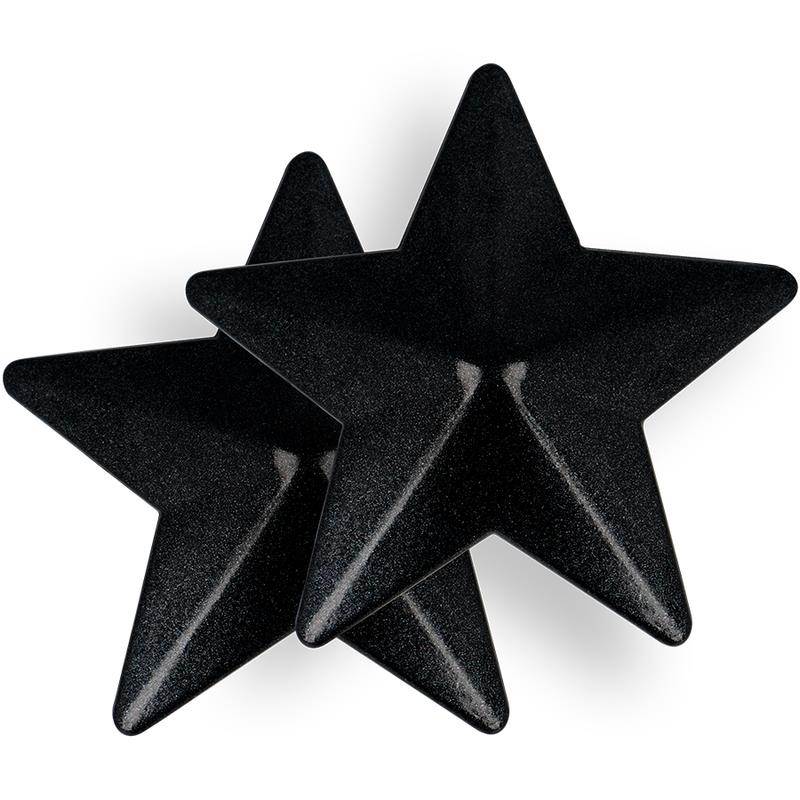 NIPPLE COVERS BLACK STARS
